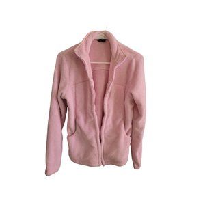 Pink zip-up sweatshirt